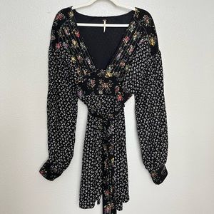 Free people balloon sleeve dress